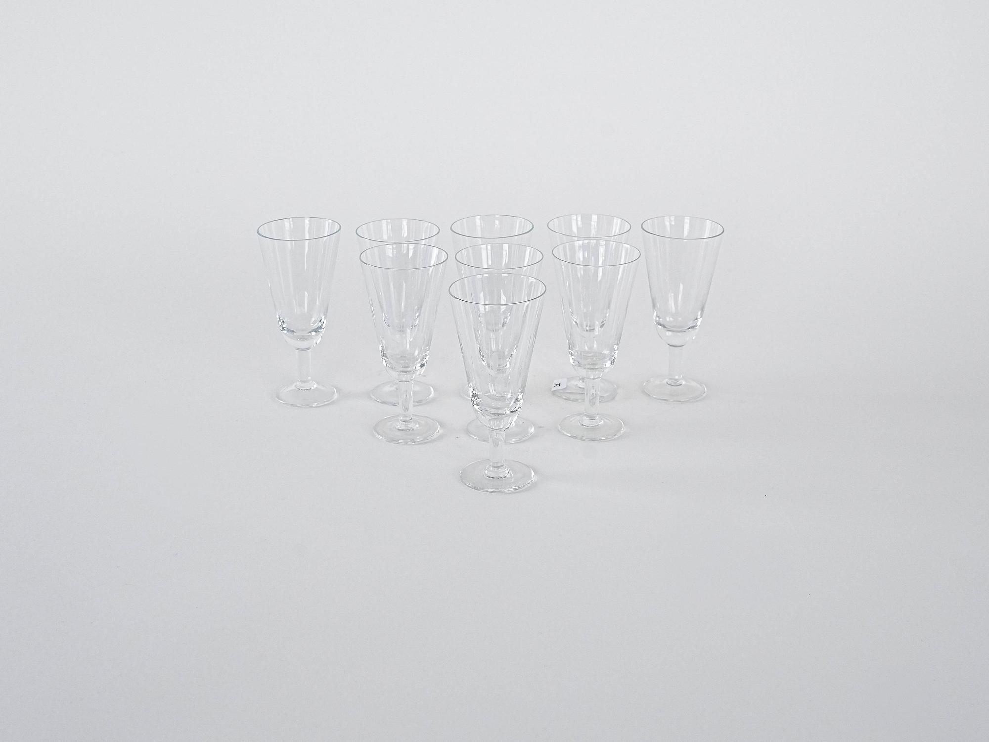 Crystal glasses 9x Transparent 2