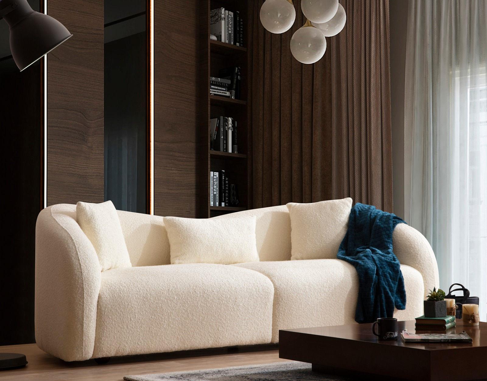 Venedik Sofa 3-Sitzer Creme 0