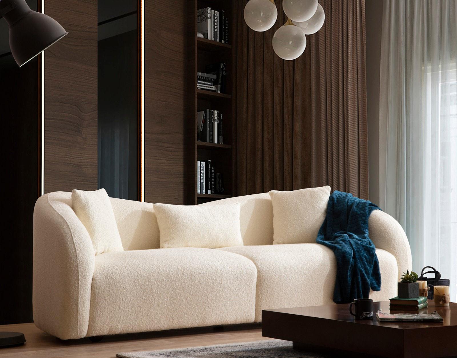 Venice Sofa 3-seater Cream 0