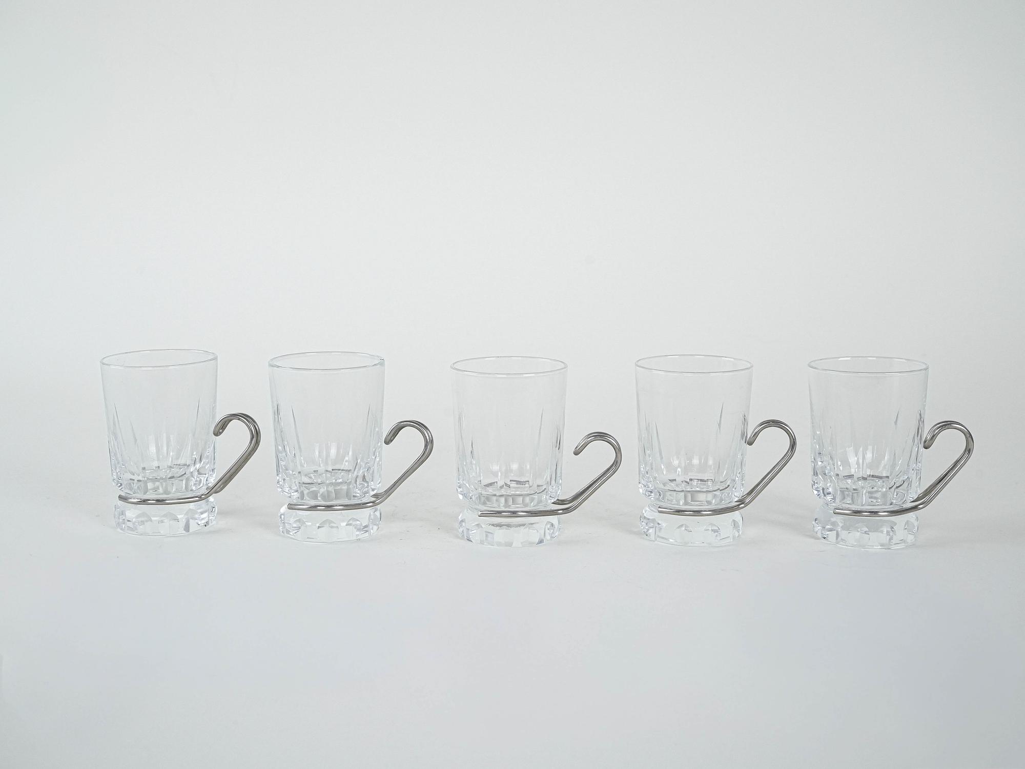 Tea glass set Transparent 1970s 3