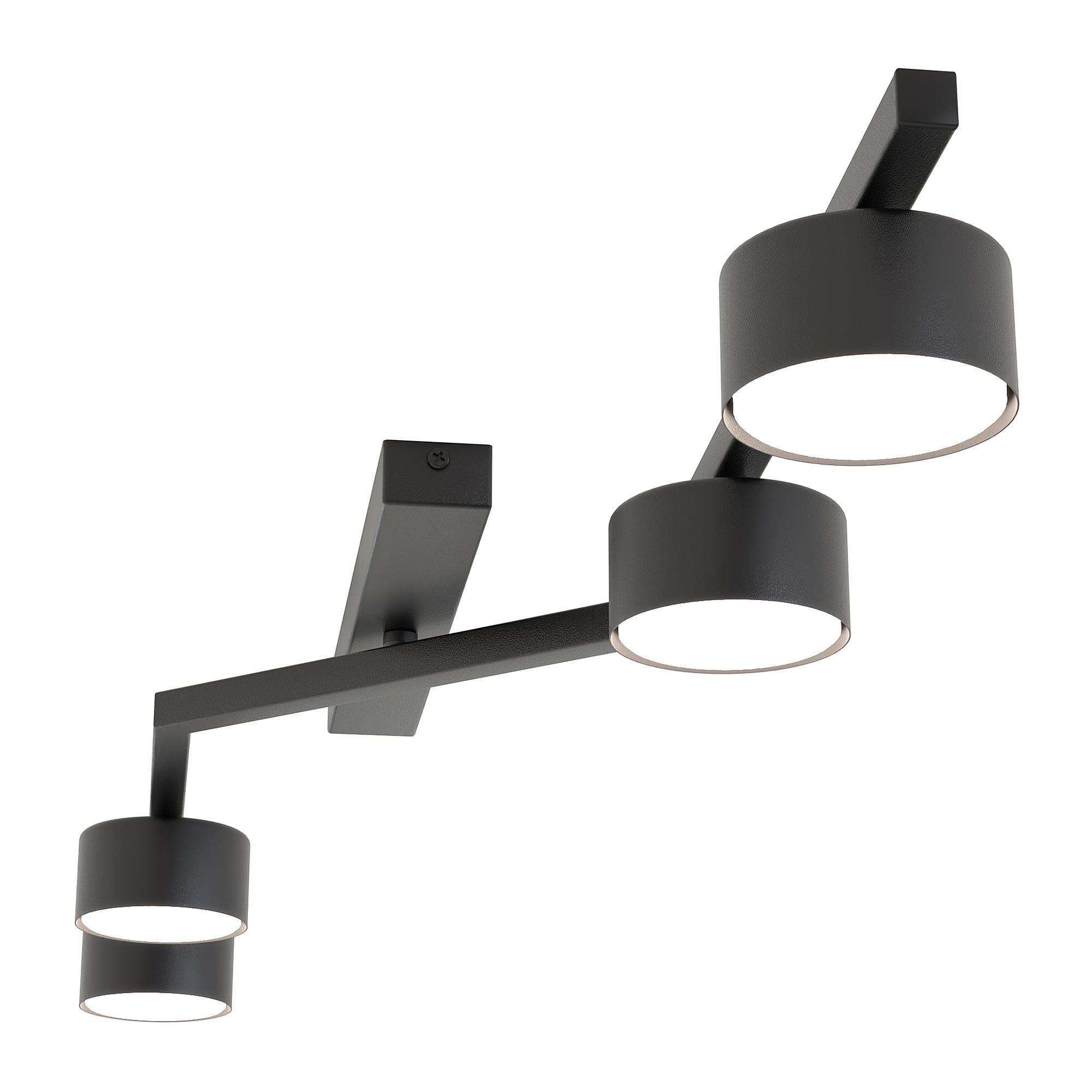 Ceiling Light Skan 4-Light Steel Black 3