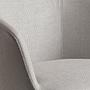 Drehbarer Stuhl Textil Grau 4