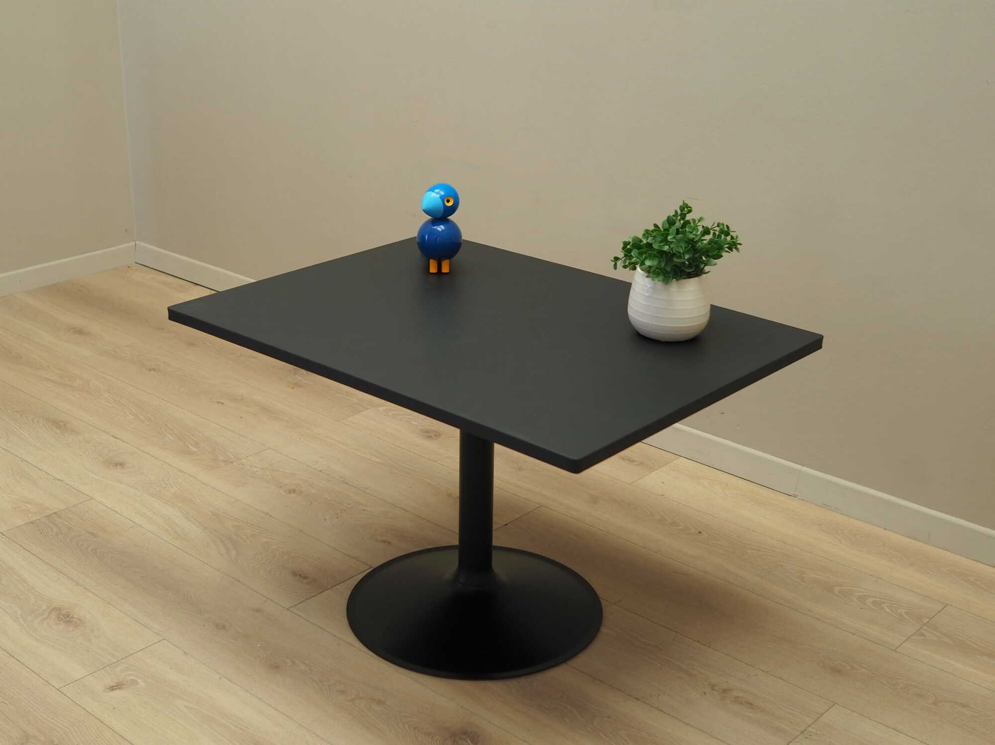 Side table wood black 1970s 2