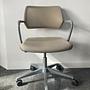 QiVi office swivel chair with 5-star base Malt Cream 1