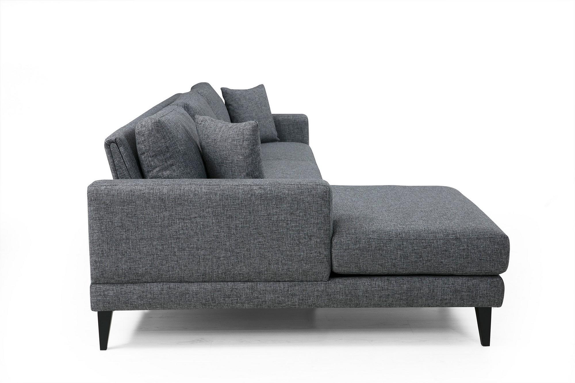 Nordic Corner Sofa Left Grey 5