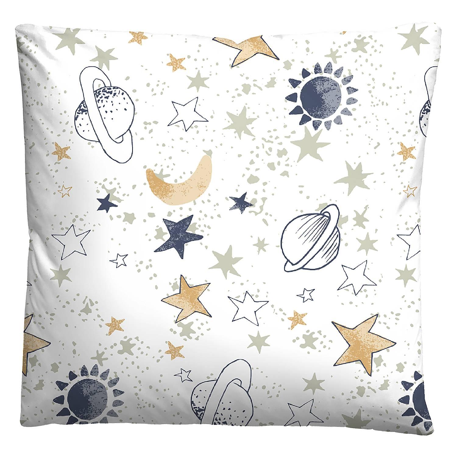 Universe Bedding Cotton White 135x200cm Pillow 80x80cm 4
