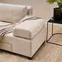 Perenna Sofa 3-Sitzer Chenille Creme 2