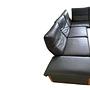 Ecksofa Leder Anthrazit 3