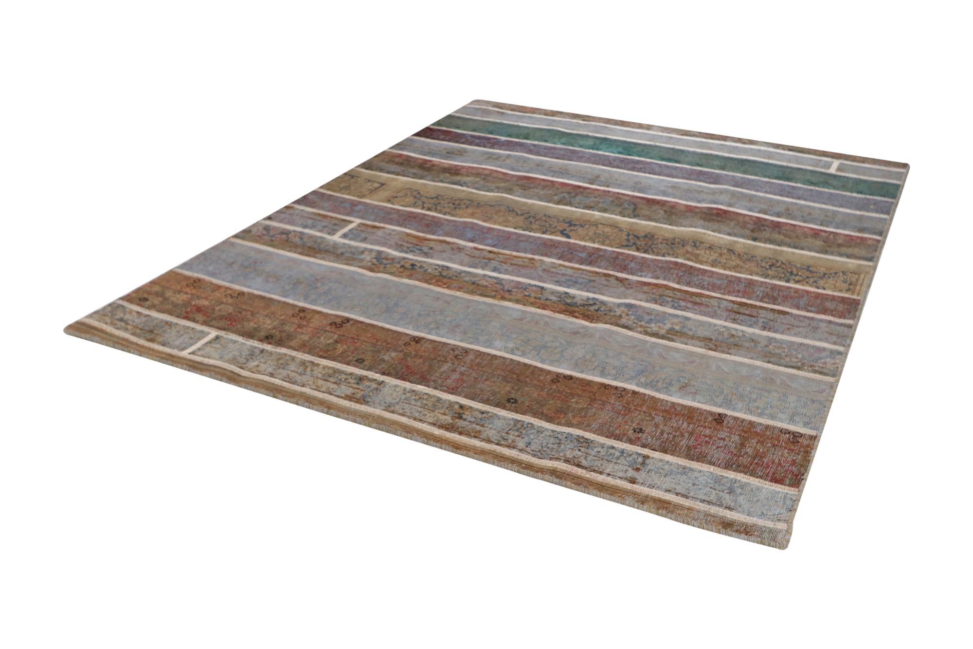 Vintage Carpet Wool Multicolored 3