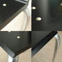 2x Lola Mundo Table Chair Philippe Starck Wood Black 9