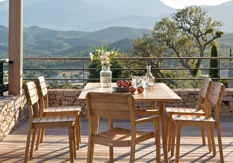 Lodge Sessel Holz Braun 1