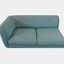 Alfred 2-Sitzer Modul Rechts Blau Olena Aqua 3