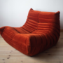 Togo Lounge Set 4-piece Cord Orange 2