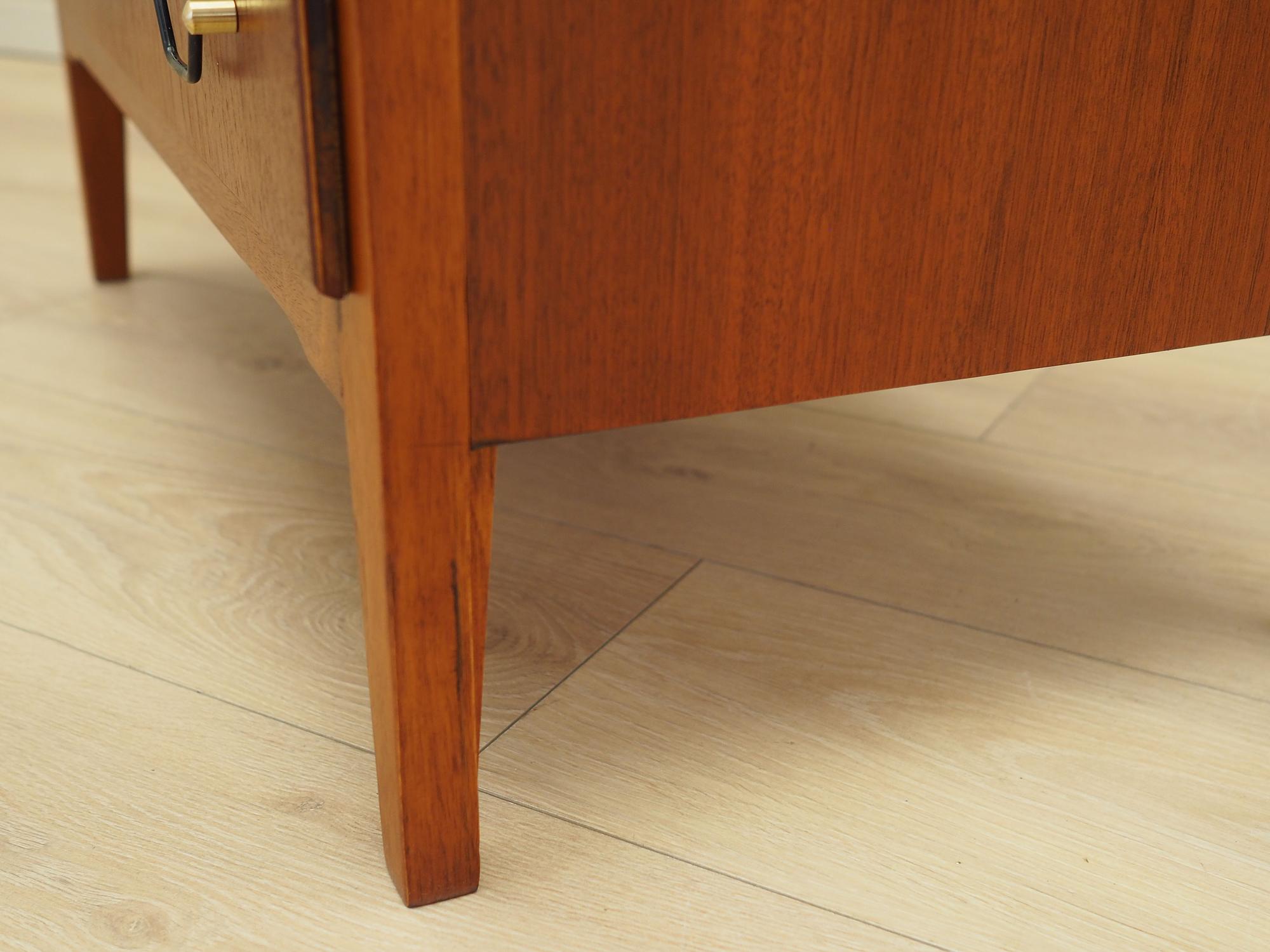Chest of drawers Teak wood 1970s 12