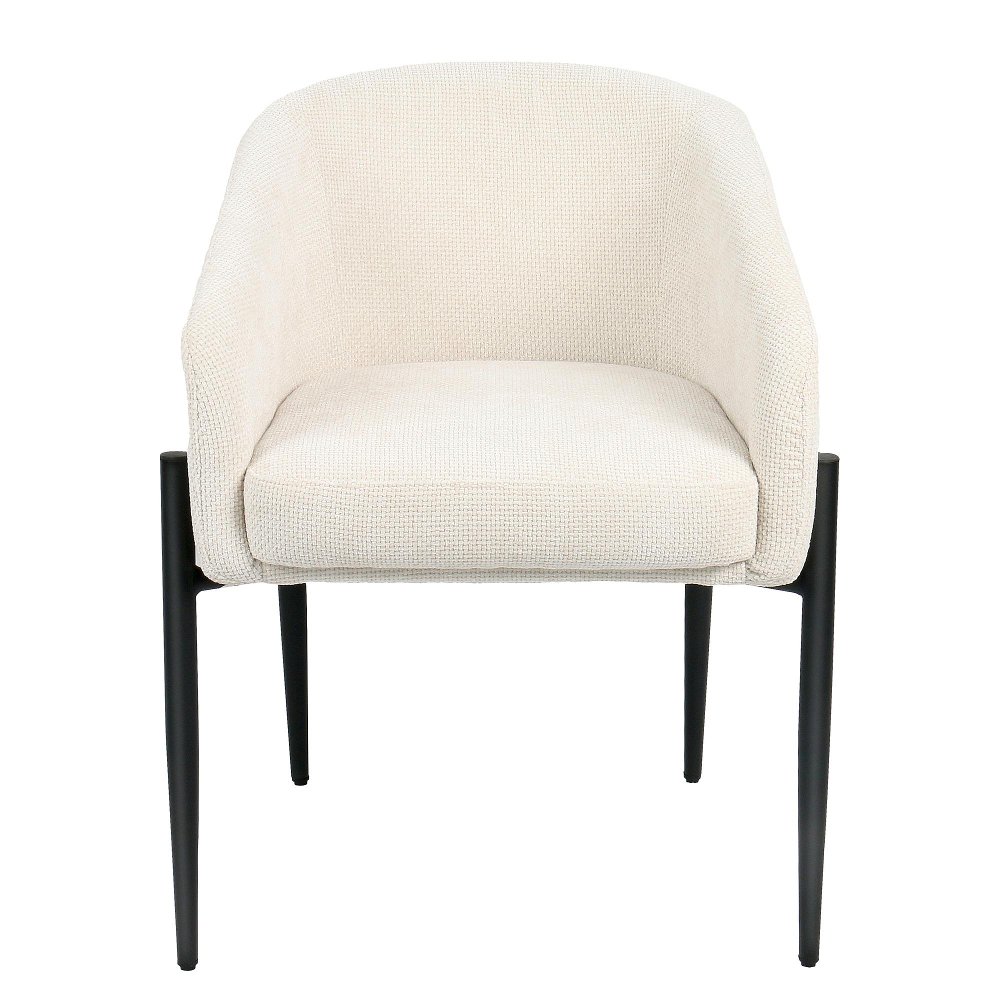 Stensved Polsterstuhl Eisen Textil Beige 3