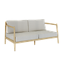 NOA Sofa 2-seater Teak-Rope Artichoke2x NOA Cushion Lounge-Chair 1-seater sand 0