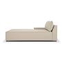 Daphne 1-seater chaise lounge left Pasha Dune 0