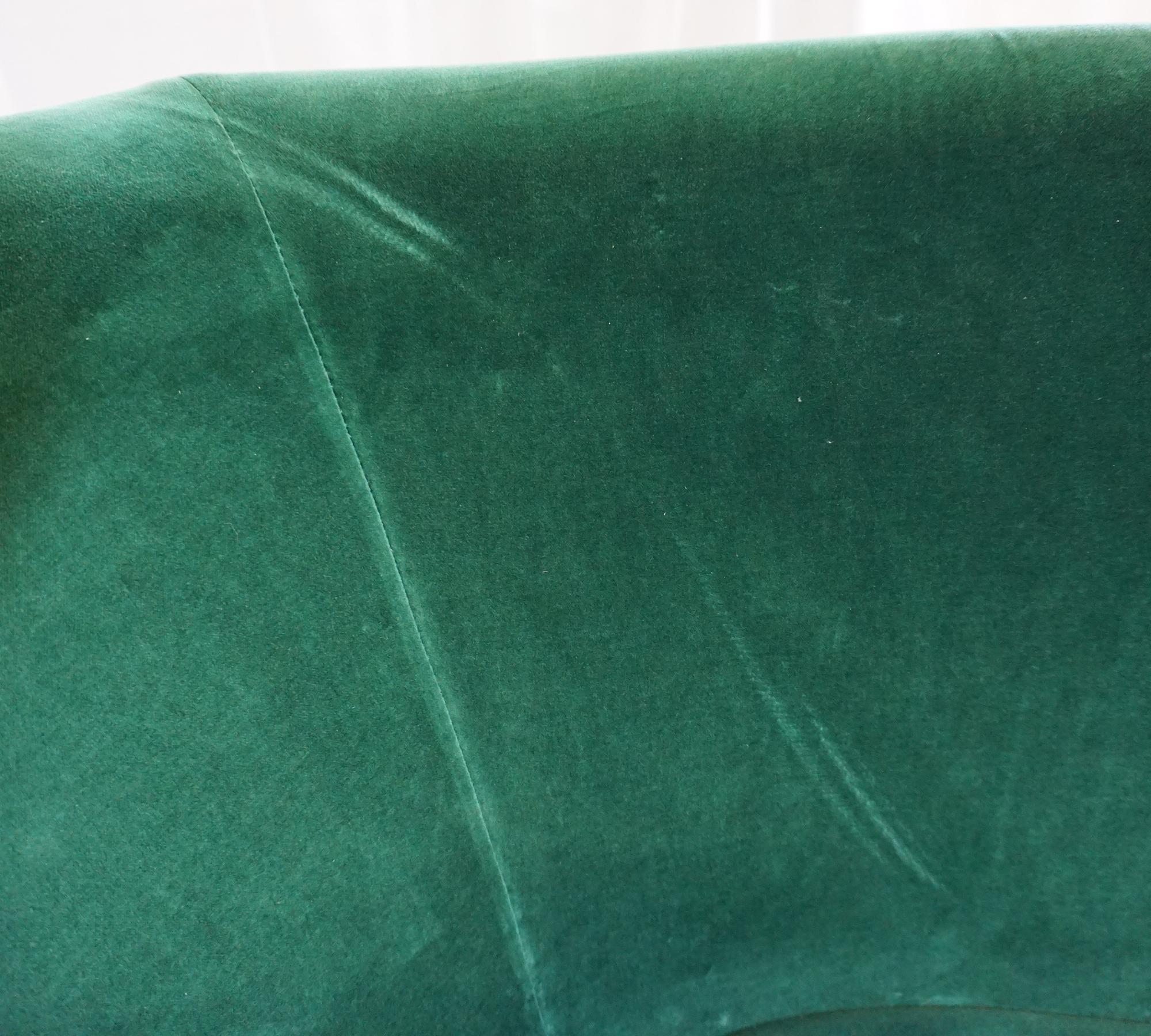 Verner Panton Cloverleaf Modulo Divano Destro Verde Scuro 5