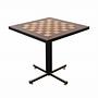 Chessboard Wood Brown 1970s 0