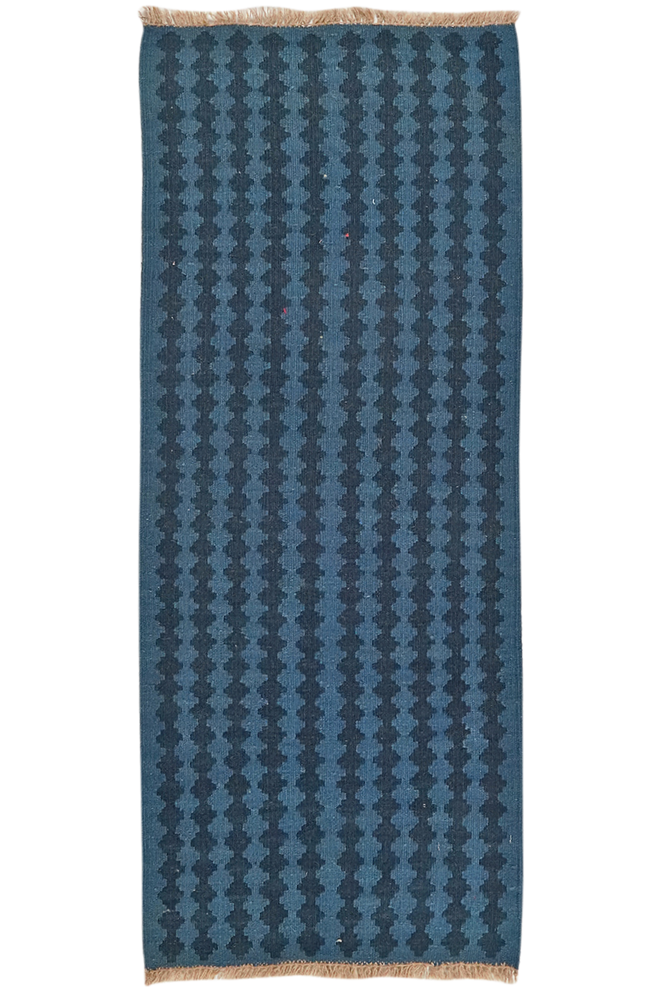 Kilim Gashgai Teppich Blau 0
