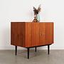 Teak-Schrank Braun1970er Jahre 3