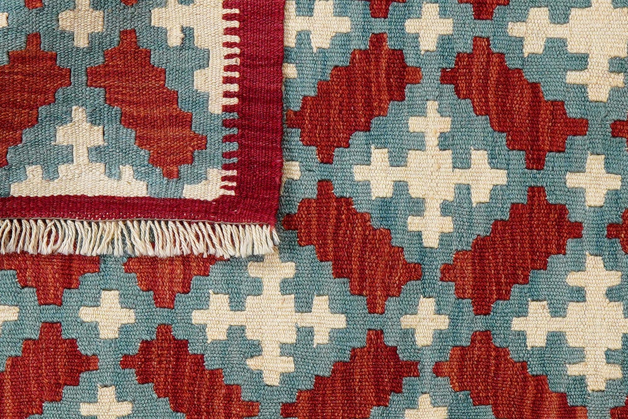 Kilim Gashgai Teppich Wolle Mehrfarbig 4