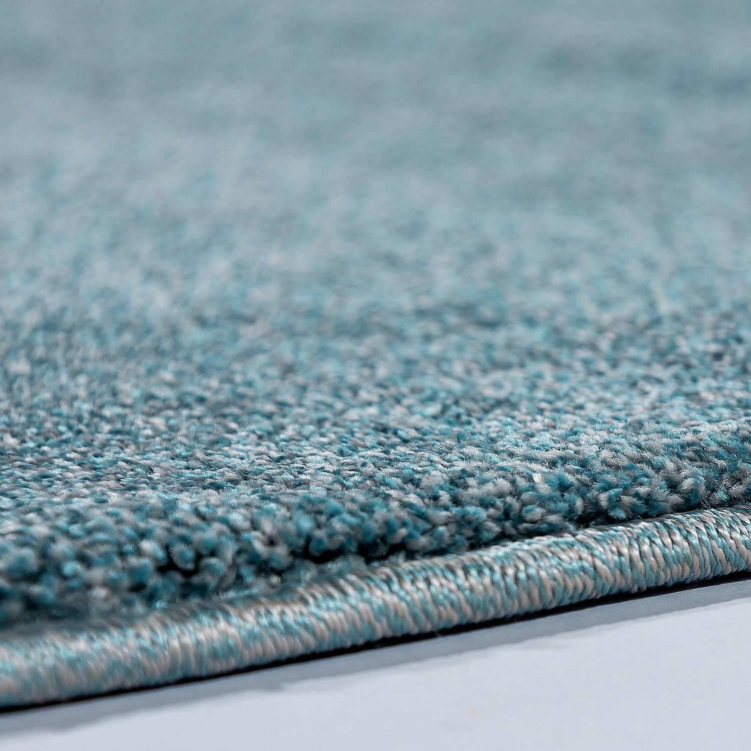 High-pile carpet Pure fabric Turquoise 80 x 150 cm 4