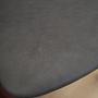 4x Vintage Stuhl Teakholz Leder Grau 1960er Jahre 10