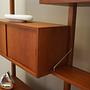 Wall shelf Teak wood 1960s 12