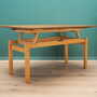 Vintage Table Wood Brown 1980s 5