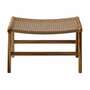 Hocker Teakholz Sisal Natur 1