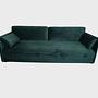 Chill by SLS Schlafsofa 3-Sitzer Velour Lux Dark Green 7