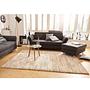 Chic Teppich Kunstfaser Beige 80 x 150 cm 2