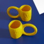 Donut Tasse Gelb 3