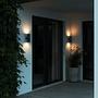 2-Flammig Wandleuchte Kyklop Ripple Aluminium Schwarz 2