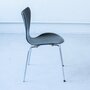 6x Vintage Arne Jacobsen Serie 7 Stuhl Holz Stahl Schwarz 1