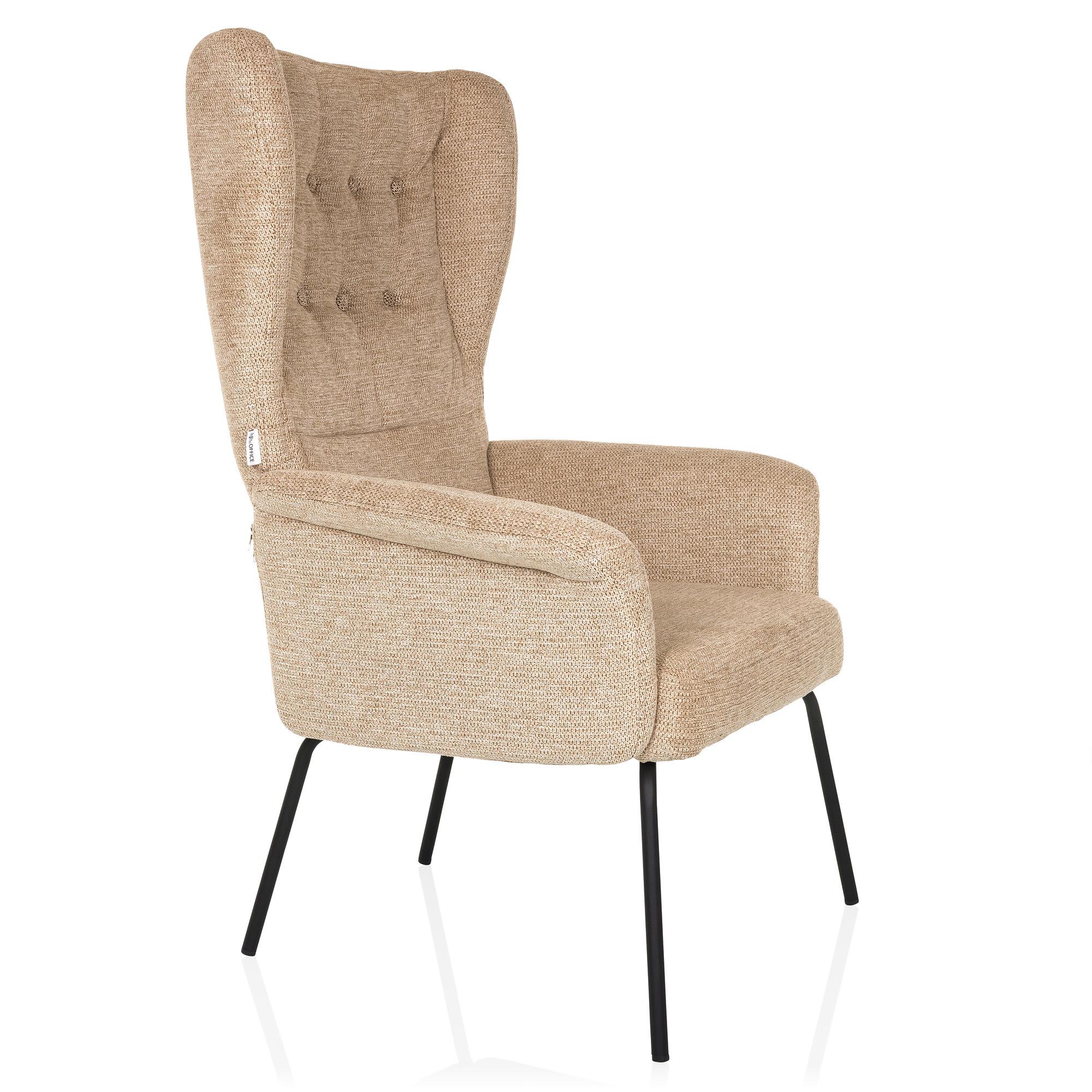 HAVENIO Armchair Fabric Beige 6