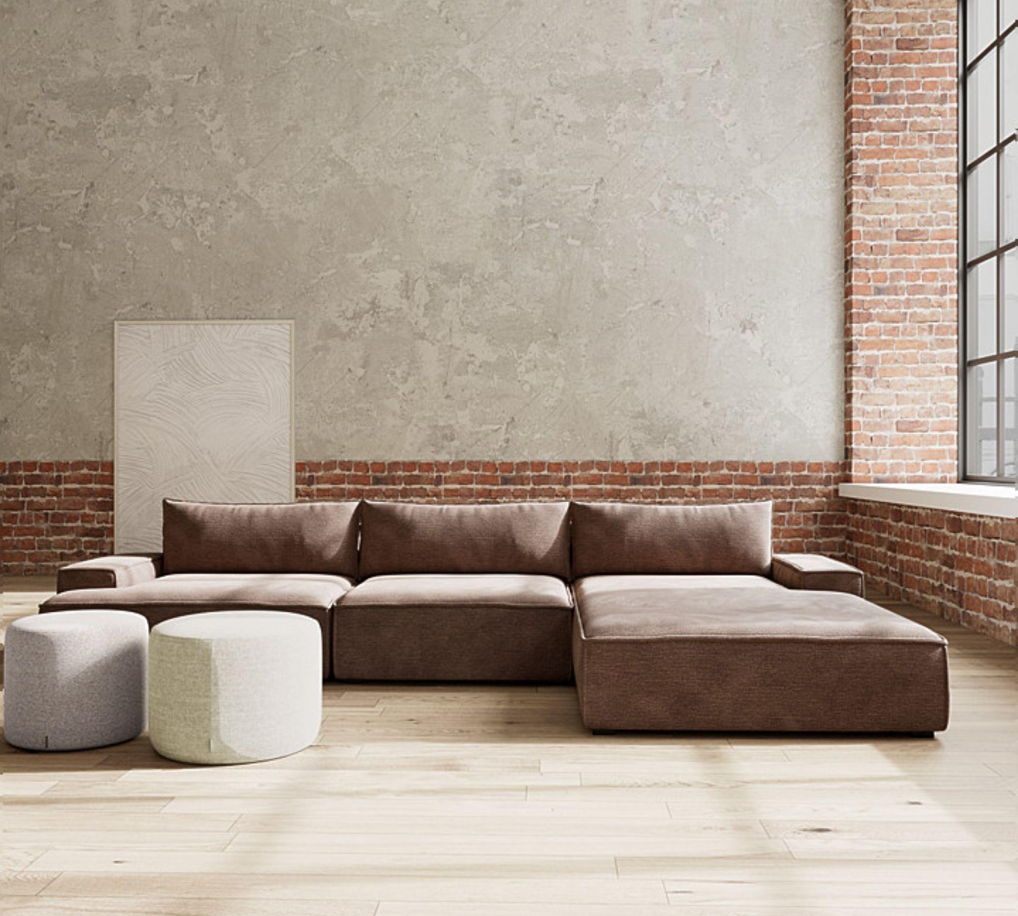 Daphne 1-Sitzer Modul Rechts Aulla Cacao 2