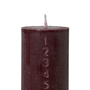 Pure Adventskalenderkerze Rot 1