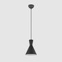 1-Light Pendant Light Aluminum Black 1
