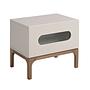 Nightstand Walnut Gray 0