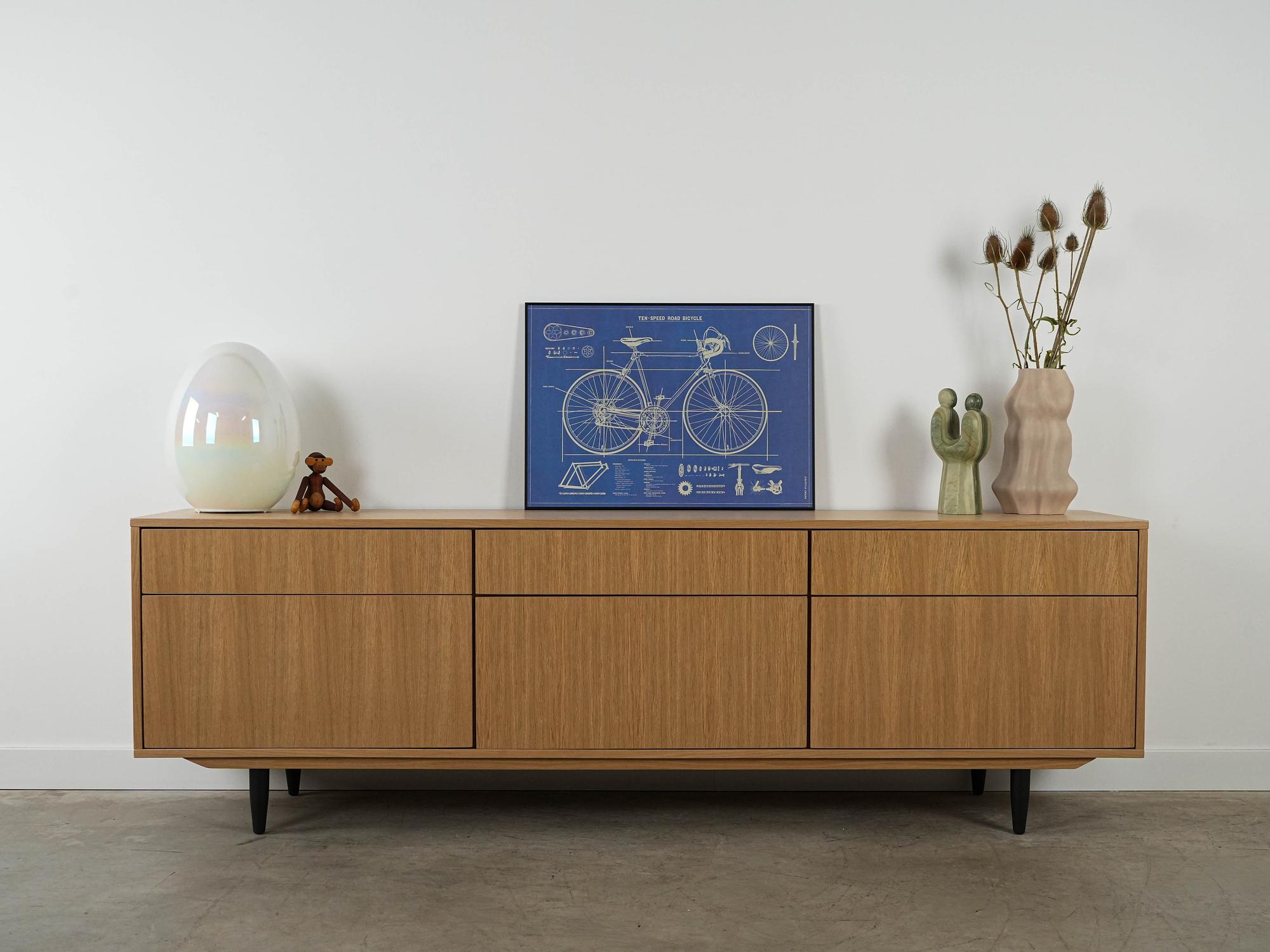 Ei Tischleuchte Glas 1970er Jahre 2