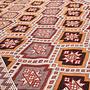 Vintage Kilim Teppich Wolle Mehrfarbig 2