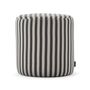 Pouf No. 8 Straight Latte Black 0