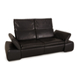 Evento Sofa 2-Sitzer Leder Grau Relaxfunktion 3