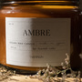 Ambre Duftkerze Sojawachs Braun 3