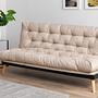 Saki Sofa Bed 3-seater Cream 1