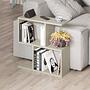 Homemania Couchtisch Holz Travertine 1