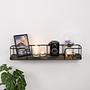 Syringa Wall Shelf Wood Veneer Black 3