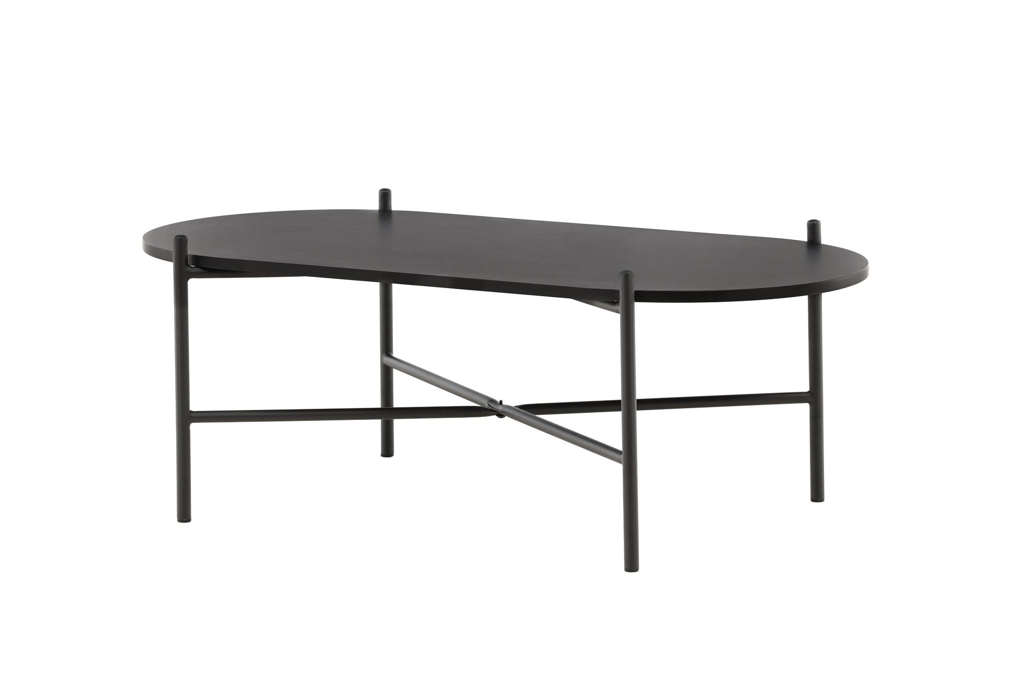Pueblo  Sofatisch  MDF  Schwarz 1